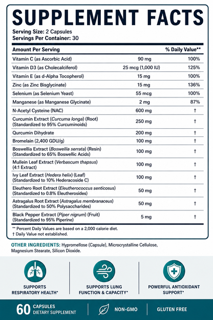 BreatheVance™ – Advanced Respiratory & Lung Health Support